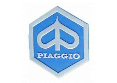 Logo PIAGGIO hexagonal de descente de klaxon