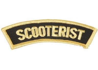 Ecusson Scooterist