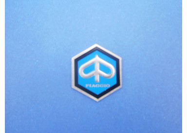 BADGE COLONNE PIAGGIO HEXAGONAL Petit modèle