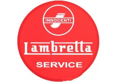 Autocollant LAMBRETTA Rouge