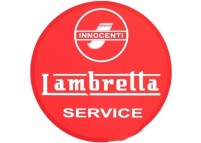 Autocollant LAMBRETTA Rouge