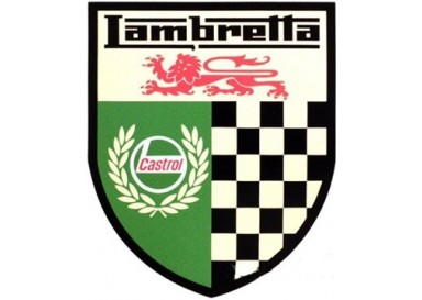 Autocollant LAMBRETTA Castrol