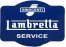 Autocollant LAMBRETTA Service