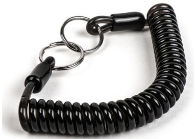 Porte cles spiral Noir