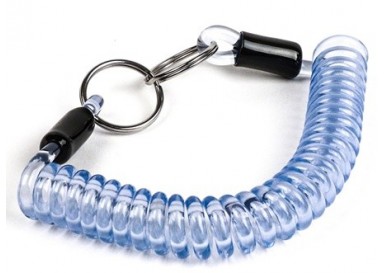 Porte cles spiral Bleu