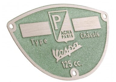 Plaque constructeur ACMA