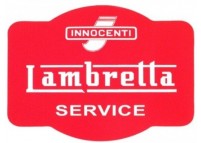 Autocollant LAMBRETTA SERVICE