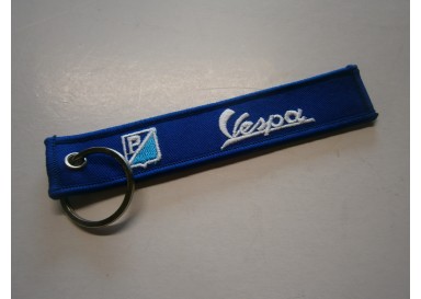 Porte clé VESPA SANGLE BLEUE