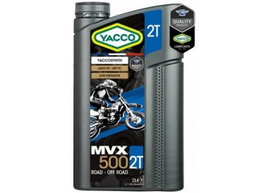 HUILE 2T SEMI SYNTHETIQUE YACCO MVX 500 1 LITRE